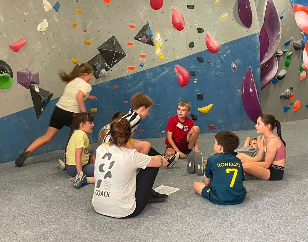 Climbing party at The Pocket in Bideford